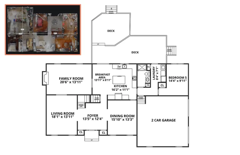 2D Floor Plan Redraw