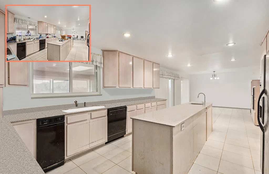 Make your property listings shine with our virtual declutter service. By removing unwanted objects and enhancing your photos, present your properties in the best possible light.