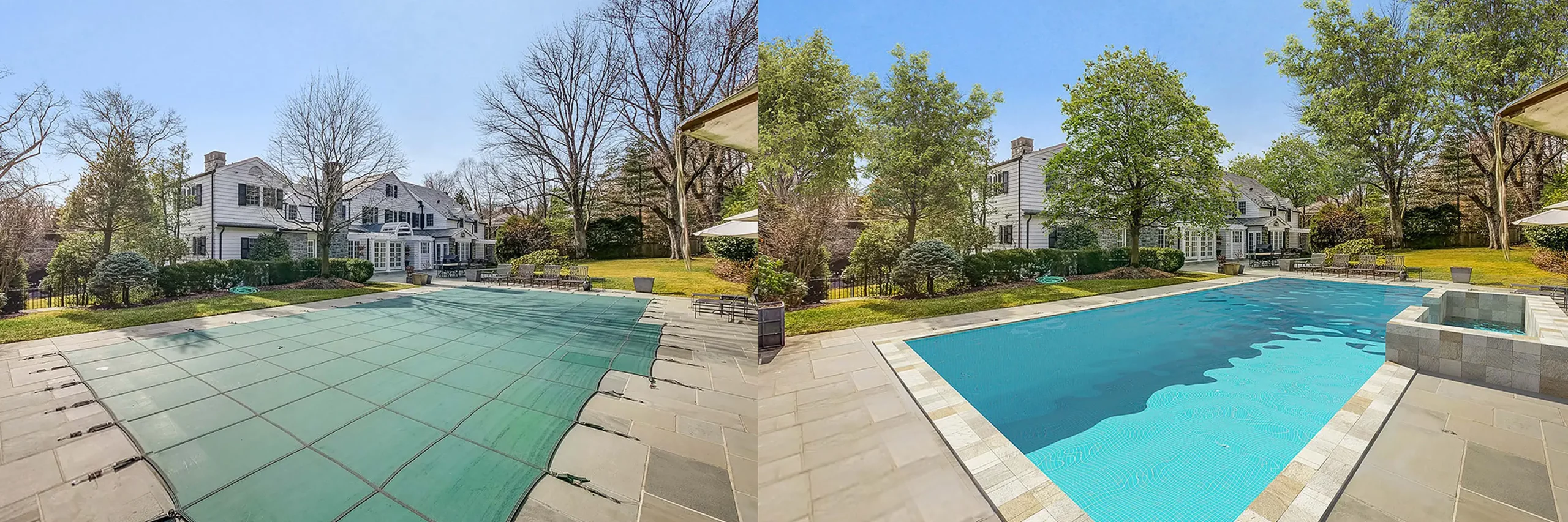 Enhance your listings with realistic virtual swimming pools. Outsource our professional rendering services for stunning backyard transformations!