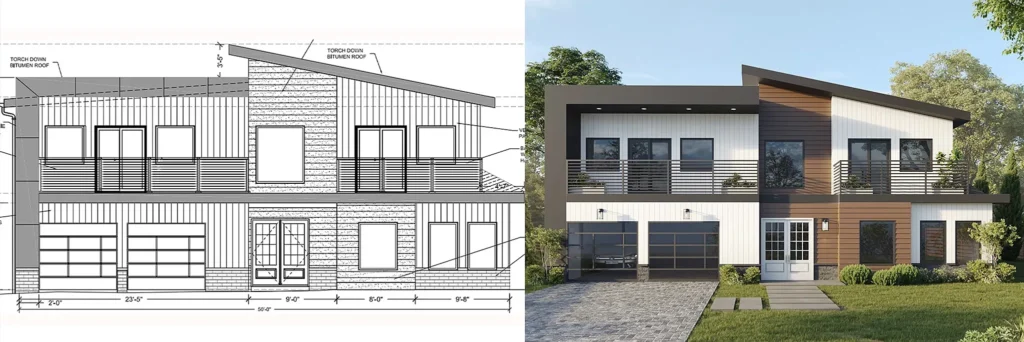 Virtual staging and 3D architectural rendering USA