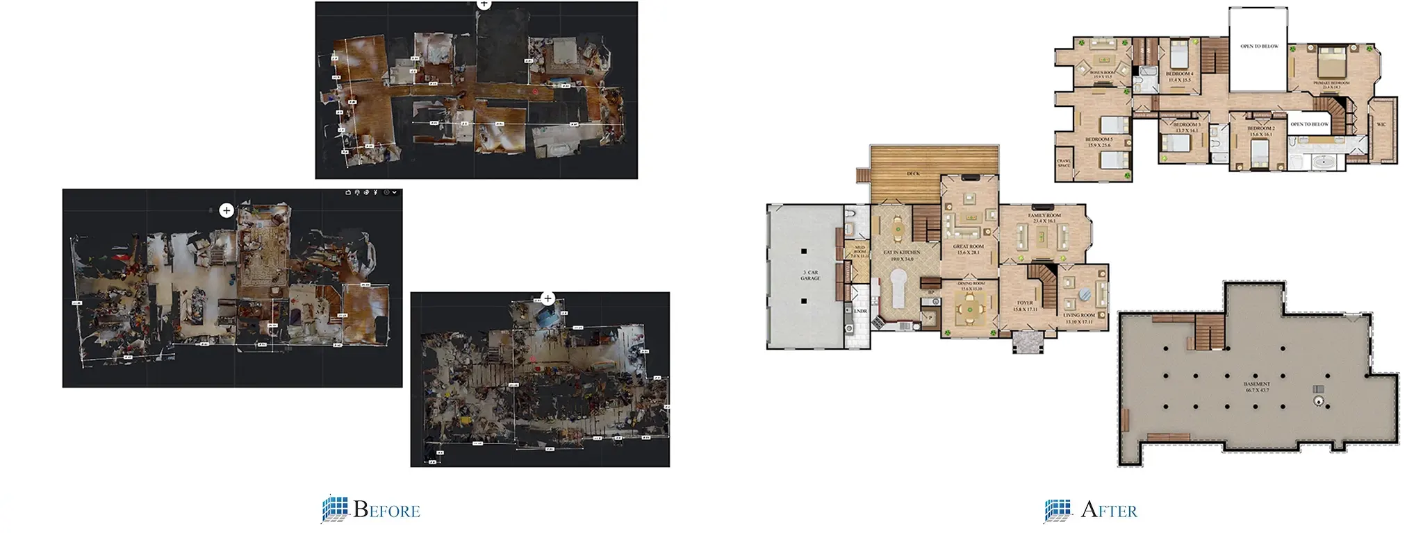 2D Floor plan render 2 virtualaxisstudio