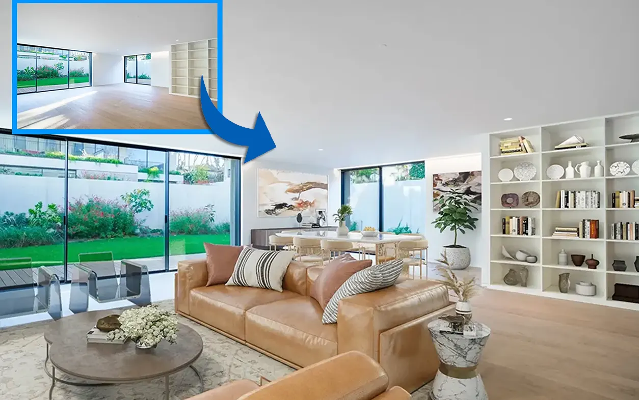 Virtual staging in florida before after pricing below $20 mobile